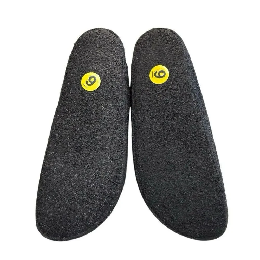 Birkenstock Andermatt Wool Felt Slipper Booties Gray L9 M7 EU 40 Shearling Lined - Picture 6 of 9